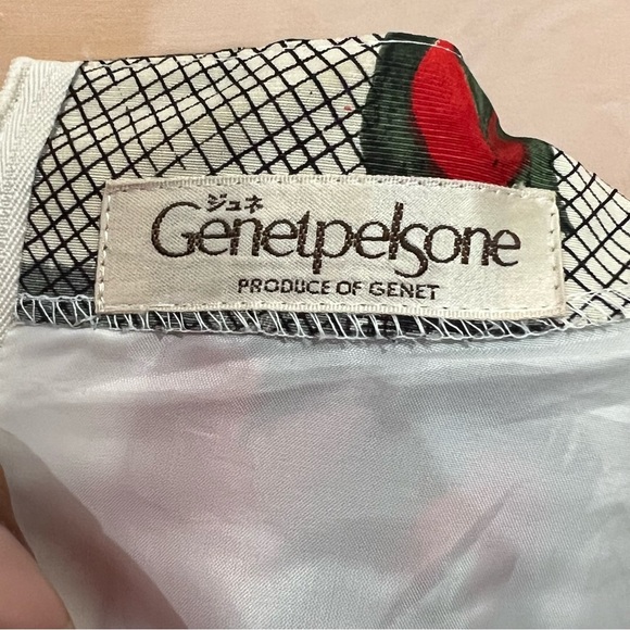 Genetpelsone Black and White with Red Roses Dress - Picture 3 of 4